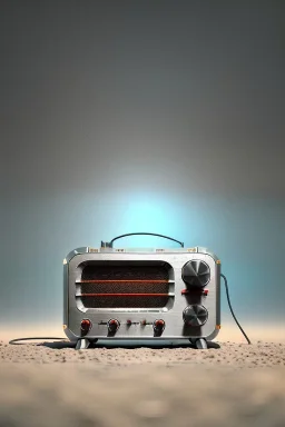 Radio, design by smeg, 3d, Ultra realistic, photo studio,color background, highly detailed, RTX, ultra detail, clean 3d, finely drawn, high definition.