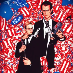 american psycho in candyland with a glock