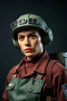 1950 operator system realistic full body character