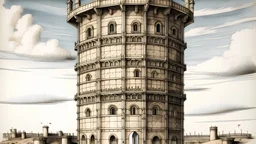 Andalusian tower in the 15th century