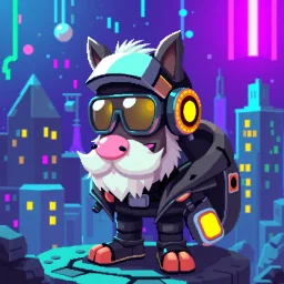 2-d pixel crypto punk called kenn