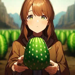 real life like traditional cactus in the desert in arizona, grand canyon, anime girl detail