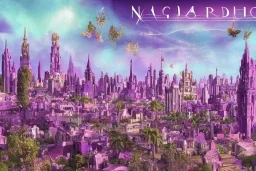 Arcadia the city purple of magic