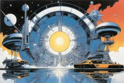 Original Art by Howard Chaykin (Vortex Comic, 1988): reflexions of the future