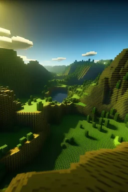 Minecraft Amated landscape