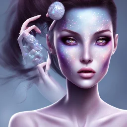 Woman Wearing make up avatar pandora