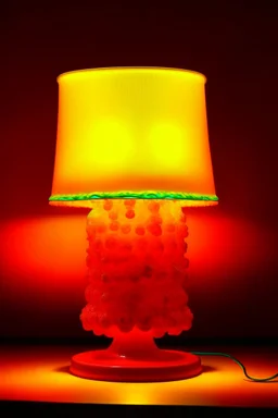 lamp made from sour patch kids