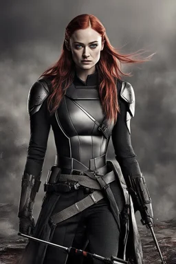 [Sophie Turner] Dizzy, Sophie groped for her blaster but it had skittered away. A rebel took aim at her helpless form. As his finger squeezed the trigger, Commander Rax appeared like a vengeful specter, tackling the enemy aside. The battle was engaged. Shaking off her daze, Sophie had to rearm fast or be left behind to face the rebels alone. Her first mission was falling to pieces. But she hadn't come this far to surrender - it was time to fight.