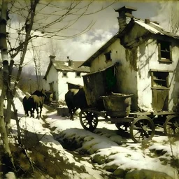 gypsy wagons, Andrew Newell Wyeth