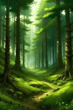 лесной пейзаж