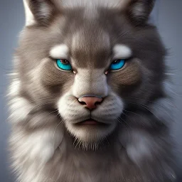 This avatar could have features such as fur, whiskers, and a tail, and might be able to move and express itself through various animations. You might also imagine the avatar with different colors or patterns on its fur, such as blue.