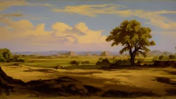 texas landscape by poussin