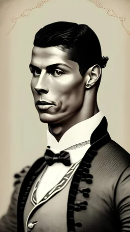 Cristiano Ronaldo if he were in the Victorian era