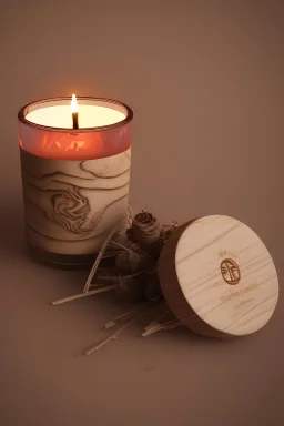 wood wick candle