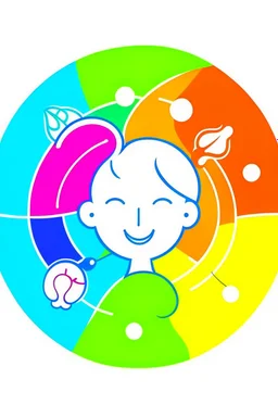 The logo indicates learning difficulties for children and way attractive colors