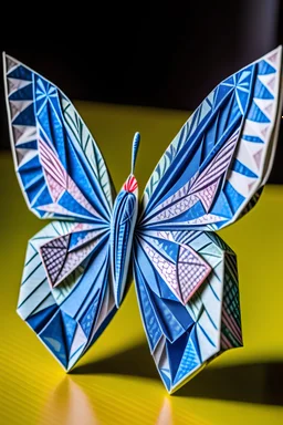 origami picture of a butterfly