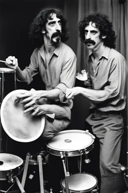 Frank zappa playing bongos