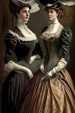 elegant women victorian times