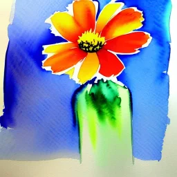 water color flower painting