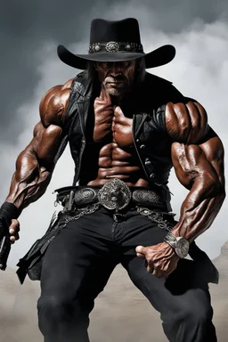 Full Color - Extremely muscular Andrew Jackson the Terminator, in the style of 18-year-old Chinese cowboy, Boris Vallejo, Frank Frazetta, Grasshopper, 4k, 8k, 16k, 32k. 100k UHD, ultra hyper resolution, extremely detailed, hyper-realistic, photorealistic, Realism Engine, EpicPhotoGasm, Realistic Vision V51, Realistic Stock Photo, ProtoVision, Realism Engine, RealVis XL, Zavy Chroma XL, RealVisXL v4, Realistic Vision V5.1, AbsoluteReality v1.8.1, 100k Super UHD