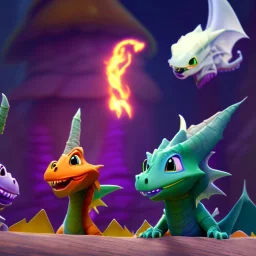 disney pixar dreamworks cute baby dragon spyro hdr film still dvd screengrab