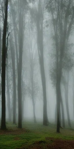 foggy forest