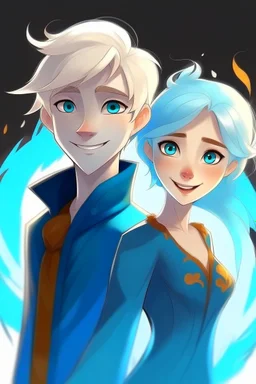 Jack Frost and Elsa