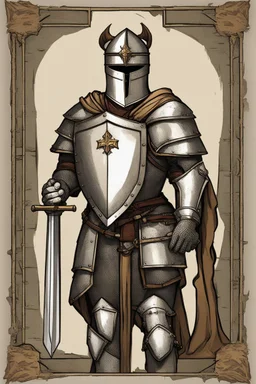 The valiant knight, known for your bravery and strength. You would be dressed in shining armor, with a majestic cape flowing behind you. Your crown would be a bold and imposing helmet, symbolizing your position as a defender of the kingdom.