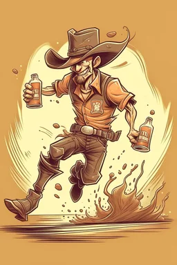 drunk runner cowboy