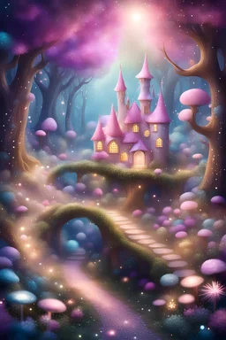 Glittery fairy land.