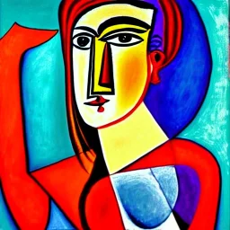 portrait of a woman picasso style