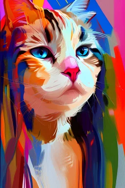 Portrait of a cat