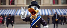 pride donald duck as a jewish cross dresser