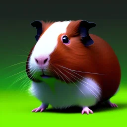 cute brown guinea pig by pixar