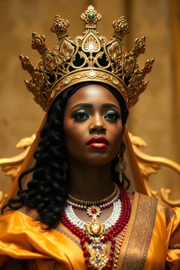 Mystical jubilee coronation for nubian Queen of Afaria