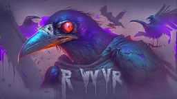 Twitch horror banner gaming crow