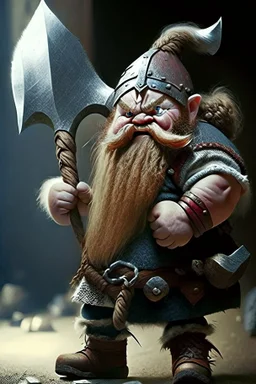 dwarf with an axe