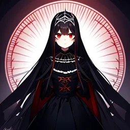 portrait anime vampire, long hair, red eyes, noble black robe, Blood, background Gothic castle, hyper detailed, intricately detailed, gothic, ambiguous lines image, flat dimensional style, flat lines, rough drawing --ar 2:3