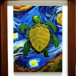 turtle van gogh