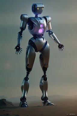 robot ai futuristic armored