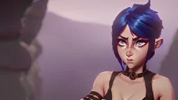 Vajra was diminutive, with olive skin, short black hair, and indigo blue eyes. She was quite young