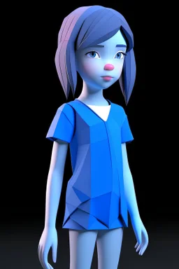 a 3 D girl