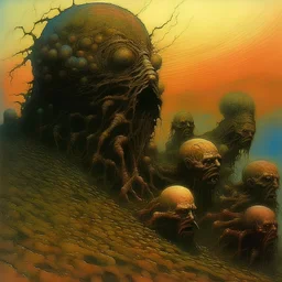 an homage to the grotesque, by Beksinski