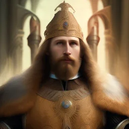 Ultra detailed fullbody Portrait in oil on canvas of character-KING-ARTHUR with armor,extremely detailed digital painting,ultrarealistic skin,intense stare, extremely detailed face, crystal clear eyes, mystical colors ,perfectly centered image, perfect composition, rim light, beautiful lighting,masterpiece ,8k, stunning scene, raytracing, anatomically correct, in the style Assassin’s Creed + artgerm.