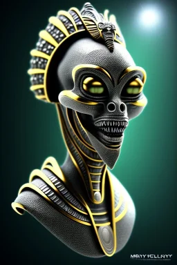 Silver alien, head, wicked, black eyes, blood, 8k, finely detailed, photo realistic, Anunnaki black male African Egyptian alien, cracks in the voodoo head, wicked,Asian turquoise eyes, crown, Elephant, 8k, finely detailed, photo realistic, tiger turquoise skull head gold dragon space alien sun skeleton gold gorilla silver crown silver eyes