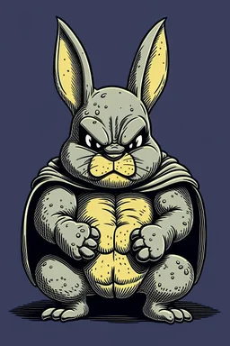 Batman, but he’s an angry rabbit