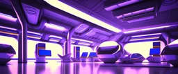 futuristic sci-fi lab. . Realistic photo. HD. Glowing. 3d style