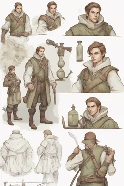 Male human apothecary adventurer ranger