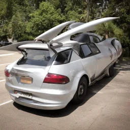 car with wings