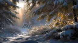 A stunning snow-covered Arafed branch glistens in the soft winter light, with the sun shining through the branches. This captivating photo by Erik Ortvad, a Shutterstock contest winner, captures the naturalism and beauty of a snowy landscape. The image portrays a peaceful scene, with a light snowfall and evergreen branches in a snowy forest setting. The wintry light creates a bright and serene atmosphere, while the pine color scheme adds to the overall beauty and tranquility of the image.